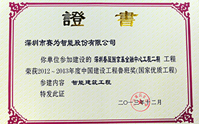 榮譽(yù)證書(shū)